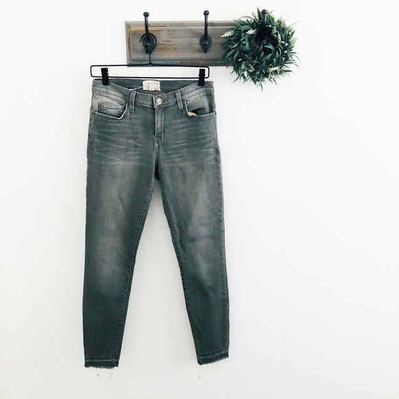 Current/Elliott Denim - Current/Elliott Metal Stiletto Released Hem Jeans
